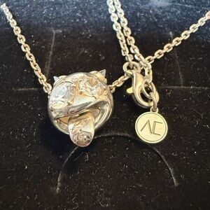 Kith Alan Crocetti Mascot Necklace - Sterling Silver in box